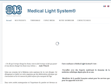 Tablet Screenshot of medical-light-system.com